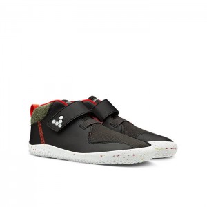 Vivobarefoot Primus Bootie All Weather Çocuk Bot Siyah | JGX248309