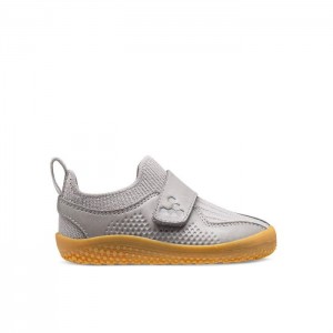 Vivobarefoot Primus Knit II Toddlers Çocuk Koşu Ayakkabısı Gri | VGM581436