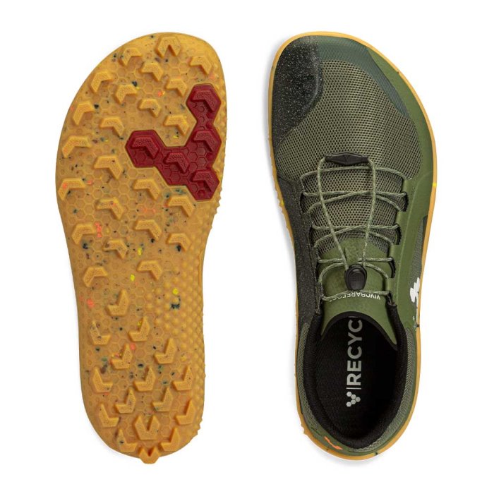 Vivobarefoot Primus Trail II Soft Ground Erkek Koşu Ayakkabısı Yeşil | AHQ609243